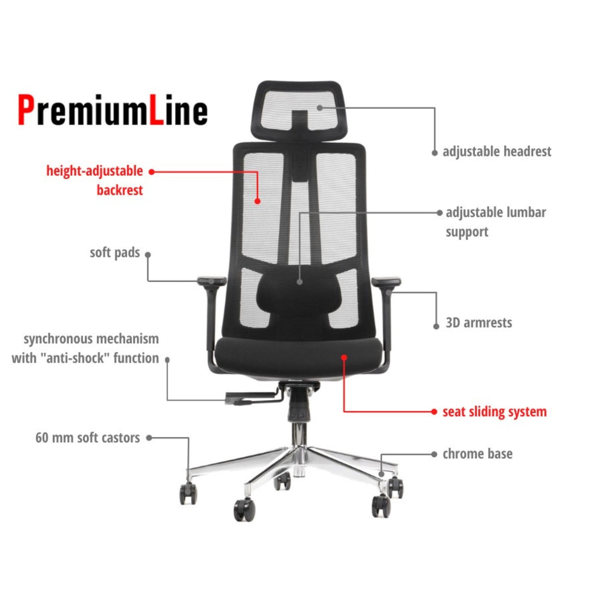 Ergonomic Office Chair Akcent