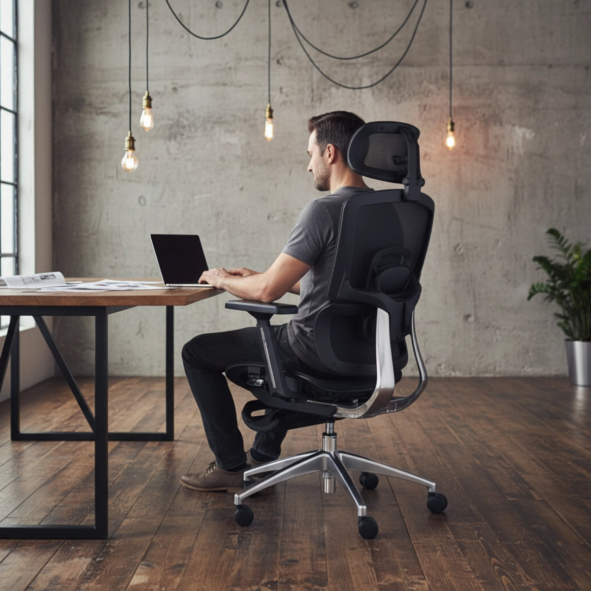Ergonomic Office Chair ErgoNew A1F