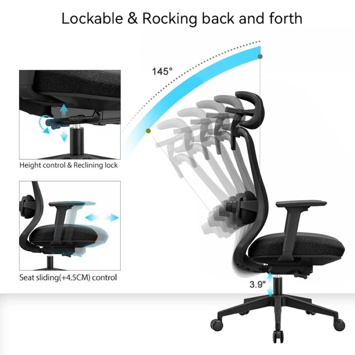 Ergonomic Office Chair Massage PRO