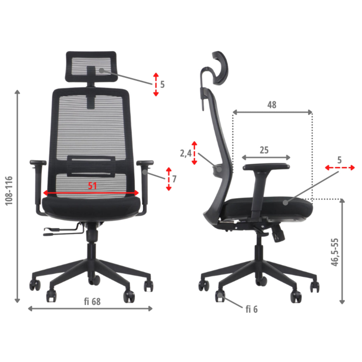 Ergonomic Office Chair Wister
