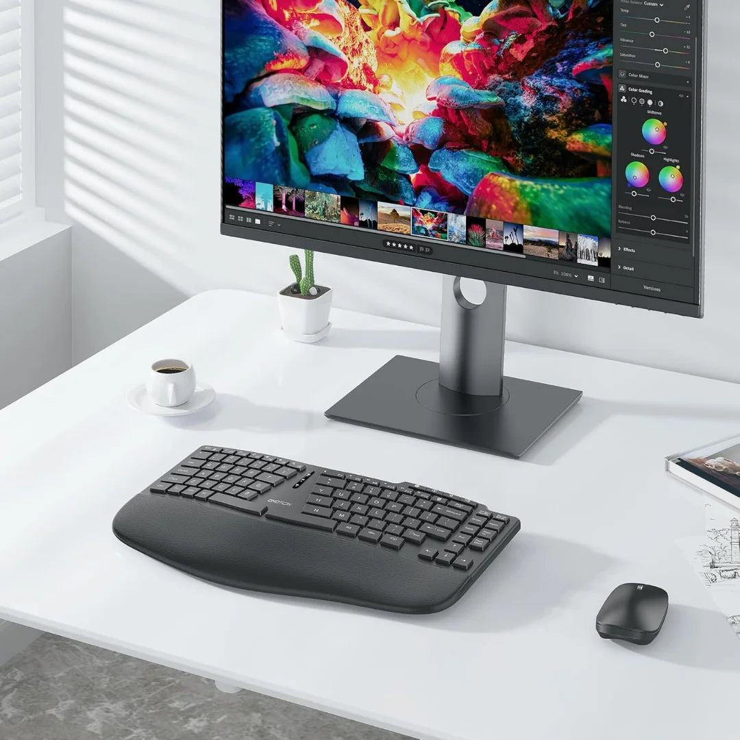 Brezžična ergonomska tipkovnica Omoton