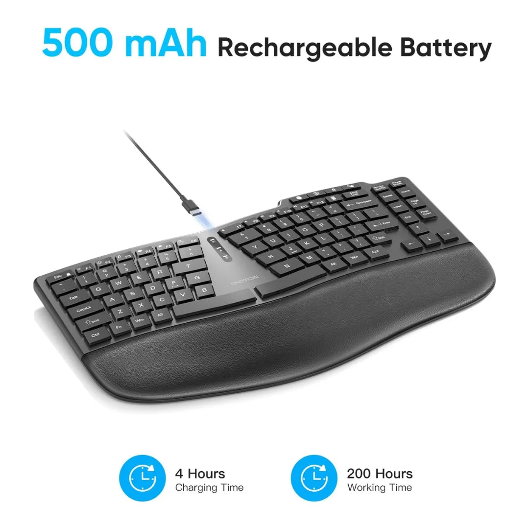 Brezžična ergonomska tipkovnica Omoton