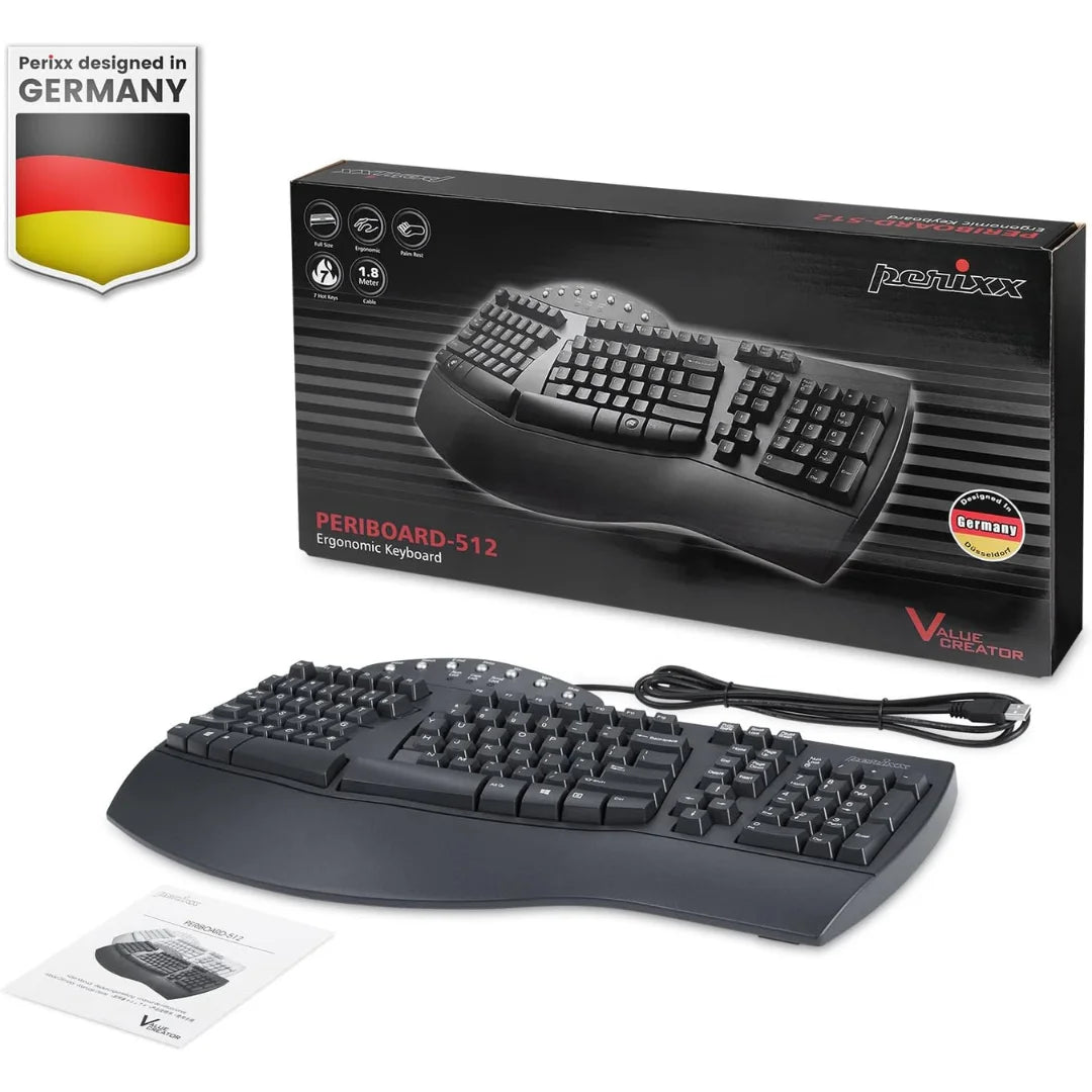 Ergonomic Keyboard Perixx PERIBOARD 512