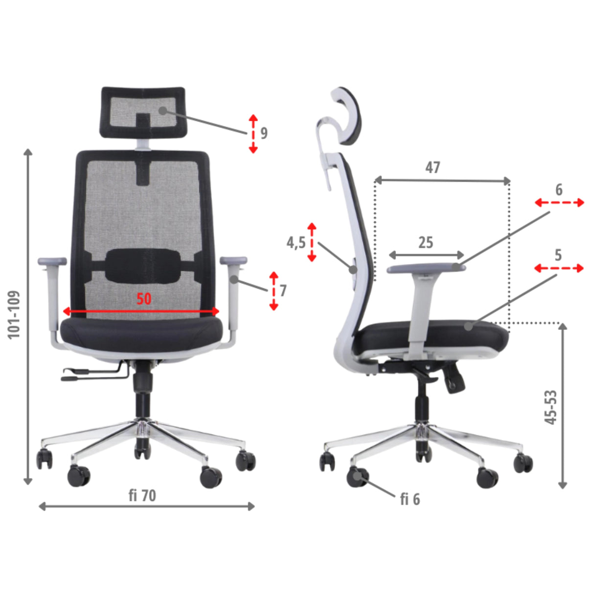 Ergonomic Office Chair CUTLER GF
