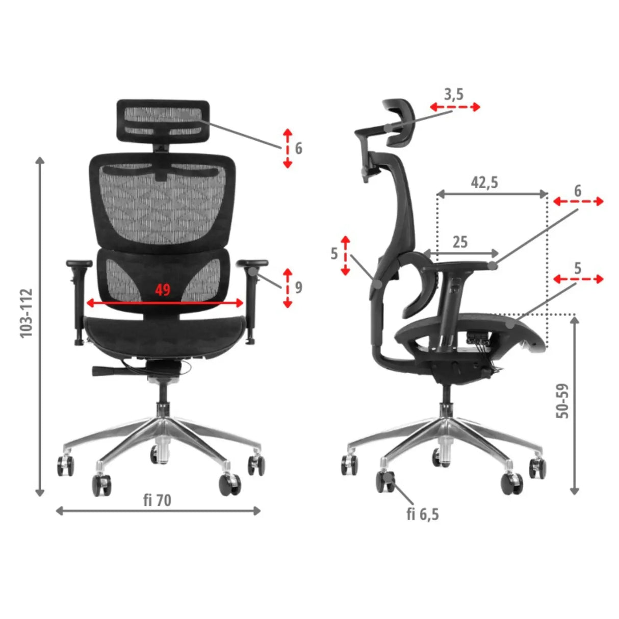 Ergonomic Office Chair ErgoNew S1A