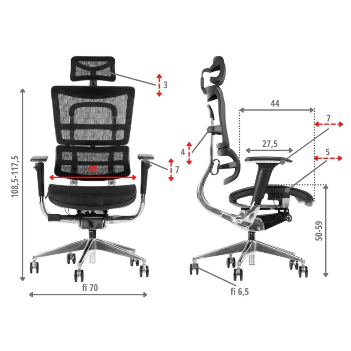 Ergonomic Office Chair ErgoNew S8