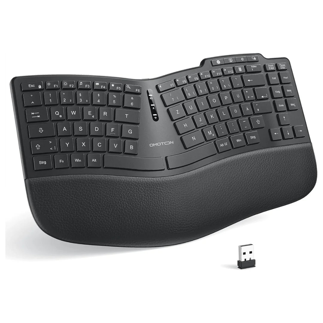Brezžična ergonomska tipkovnica Omoton
