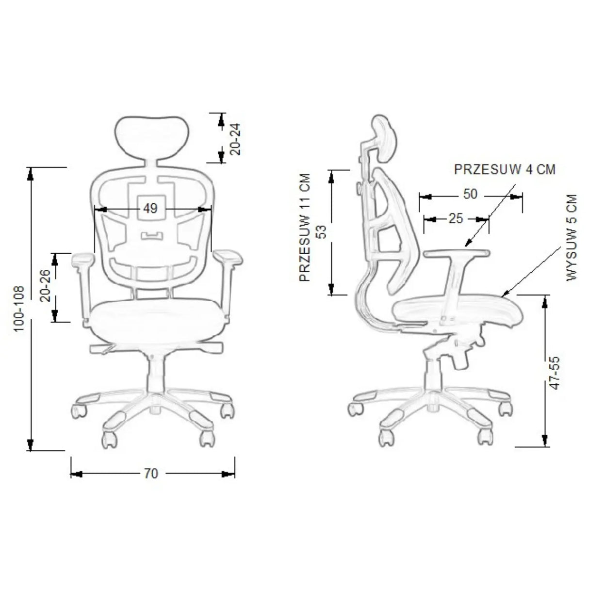 Ergonomic Office Chair HN-5018