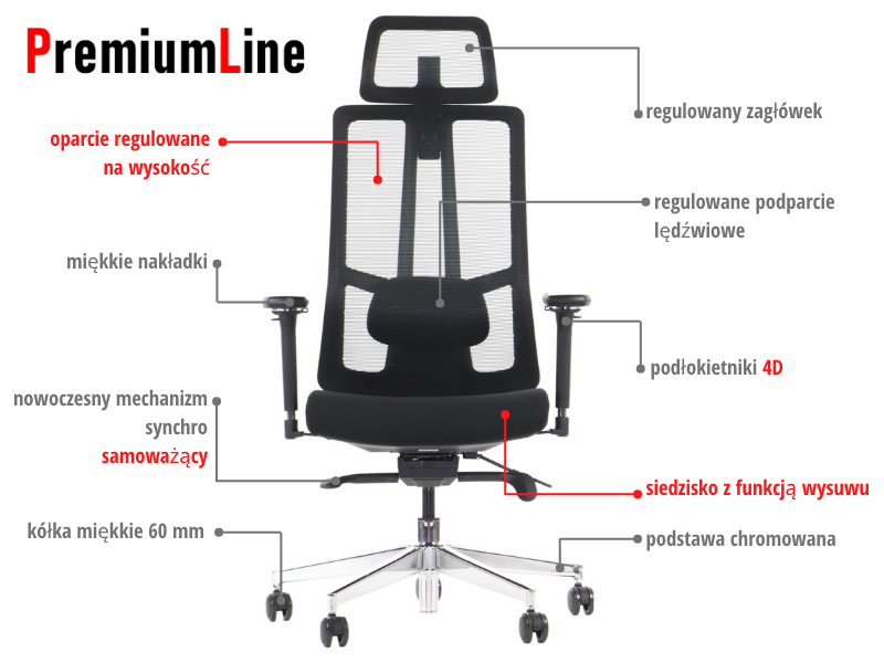 Ergonomic Office Chair Akcent PLUS