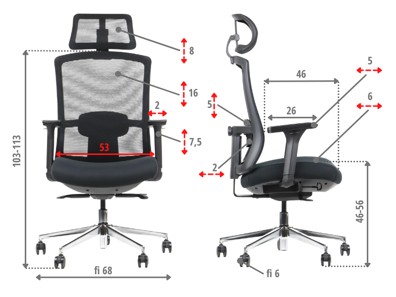 Ergonomic Office Chair MITTE