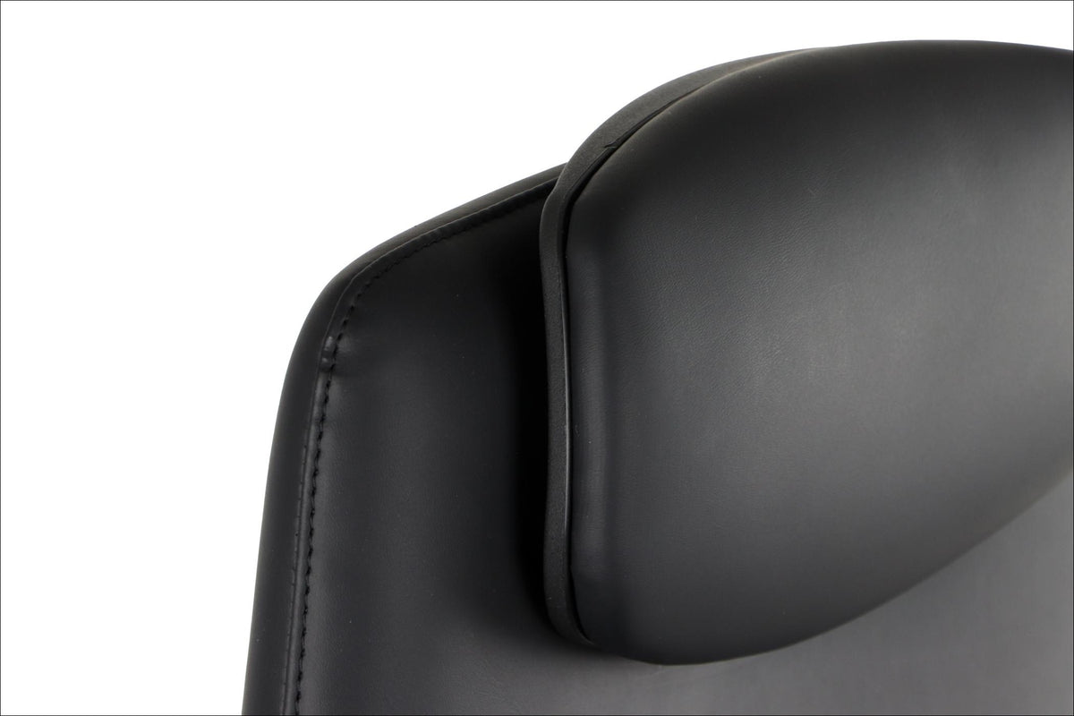 SELLA – Black / black frame – Upholstered headrest