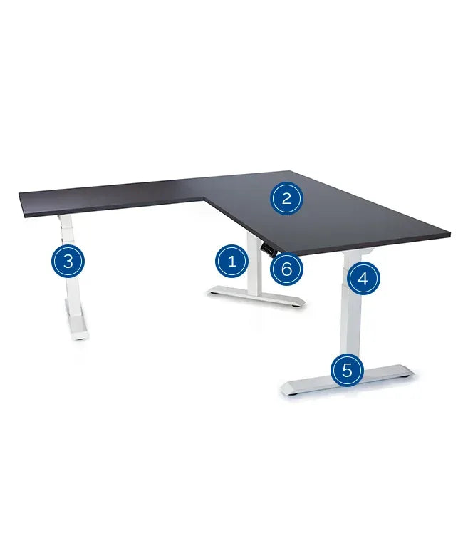 Height-Adjustable Desk Supra L