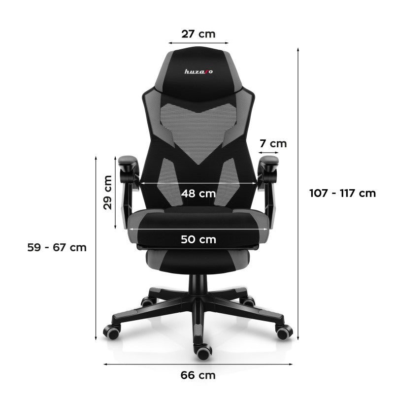 Huzaro Combat 3.1 Grey gaming chair - image 8