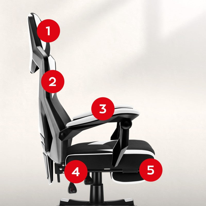 Huzaro Combat 3.1 White gaming chair - image 18