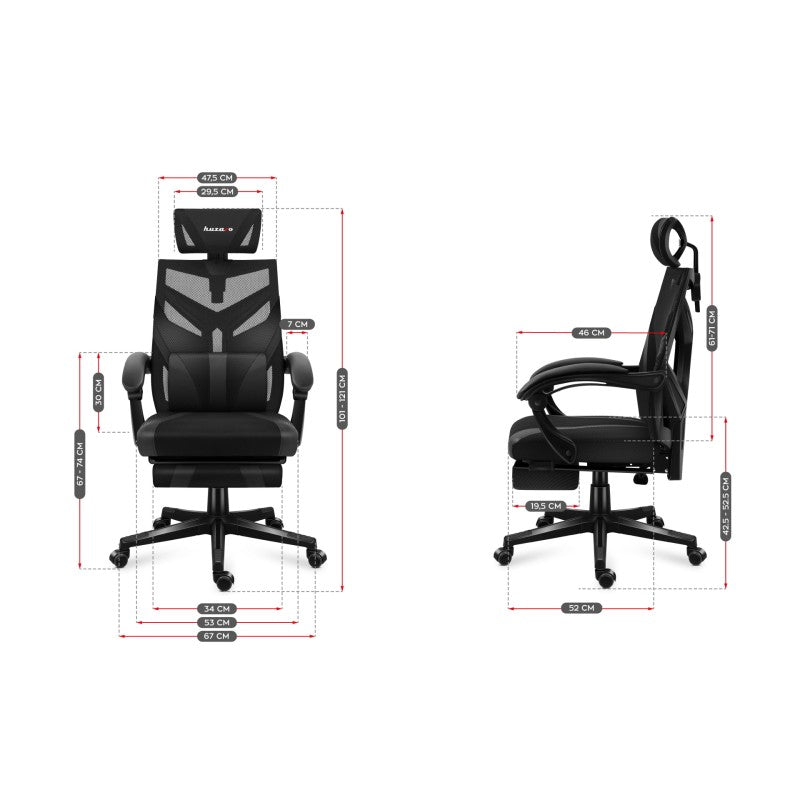 Huzaro Combat 5.0 gaming chair Black - image 15