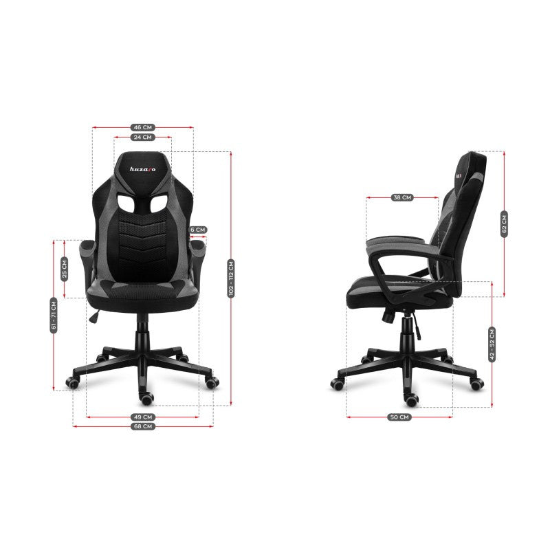 Huzaro Force 2.5 Grey Mesh gaming chair - image 15
