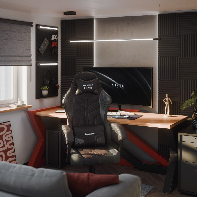 Huzaro Force 2.7 Black Carbon velour gaming chair - image 3