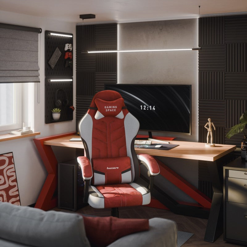 Huzaro Force 2.7 Red velour gaming chair - image 3