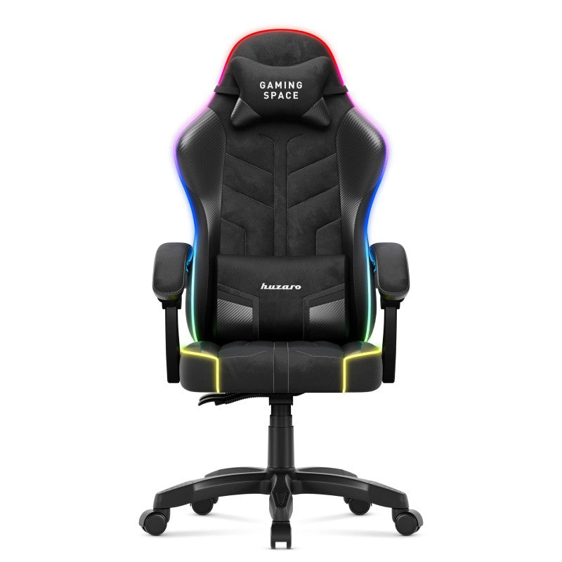 Huzaro Force 2.7 RGB Black velour gaming chair - image 2