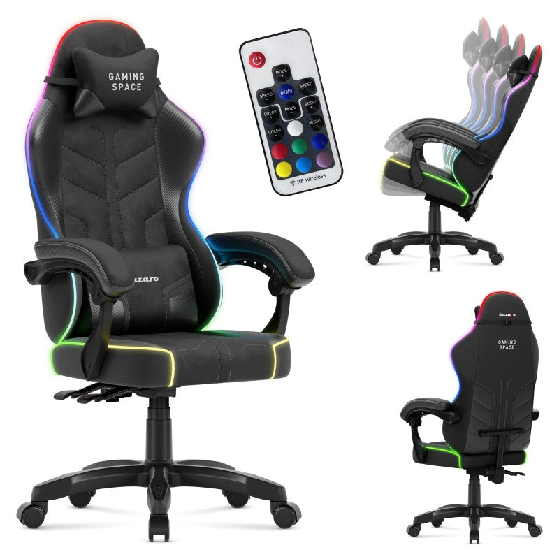 Huzaro Force 2.7 RGB Black velour gaming chair - image 14