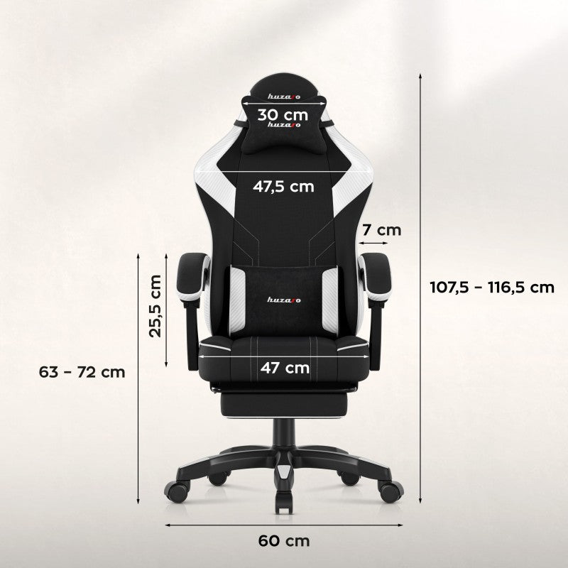 Huzaro Force 3.7 White Carbon gaming chair - image 10