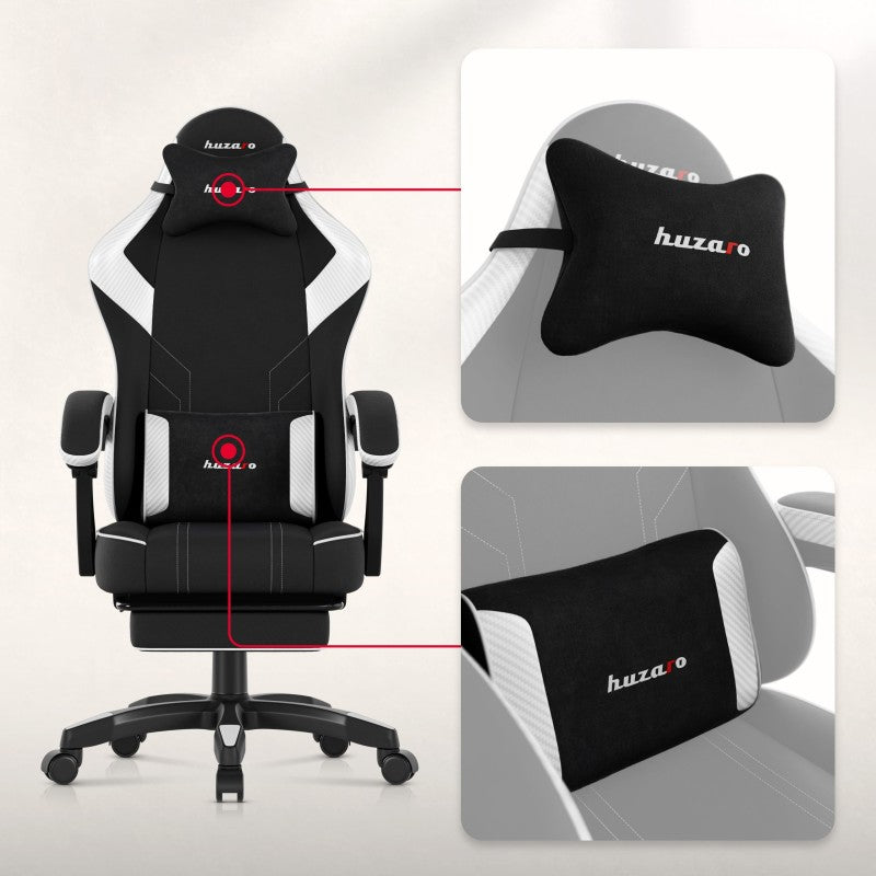 Huzaro Force 3.7 White Carbon gaming chair - image 16