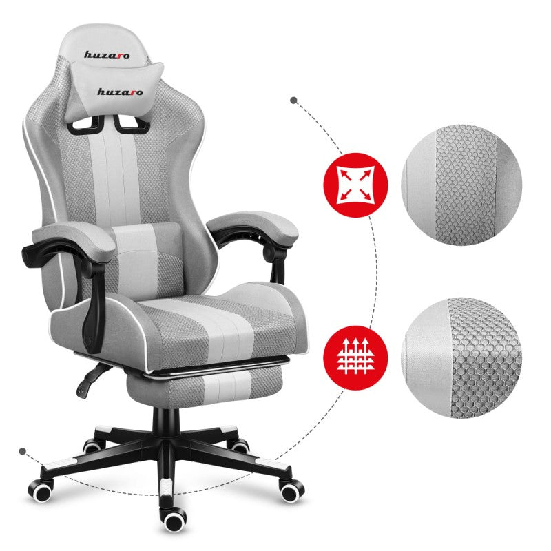 Huzaro Force 4.7 White Mesh gaming chair - image 13