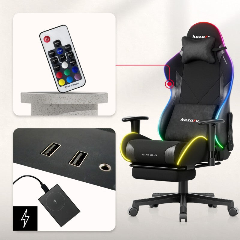 Huzaro Force 5.7 RGB Black gaming chair - image 4
