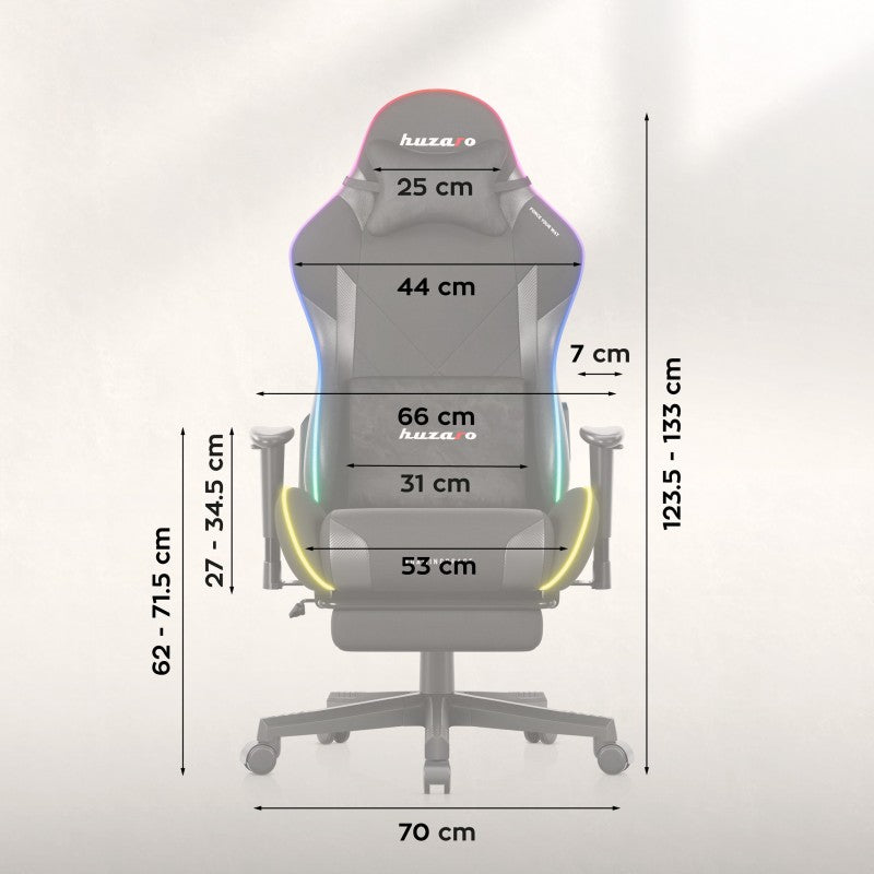 Huzaro Force 5.7 RGB Black gaming chair - image 14