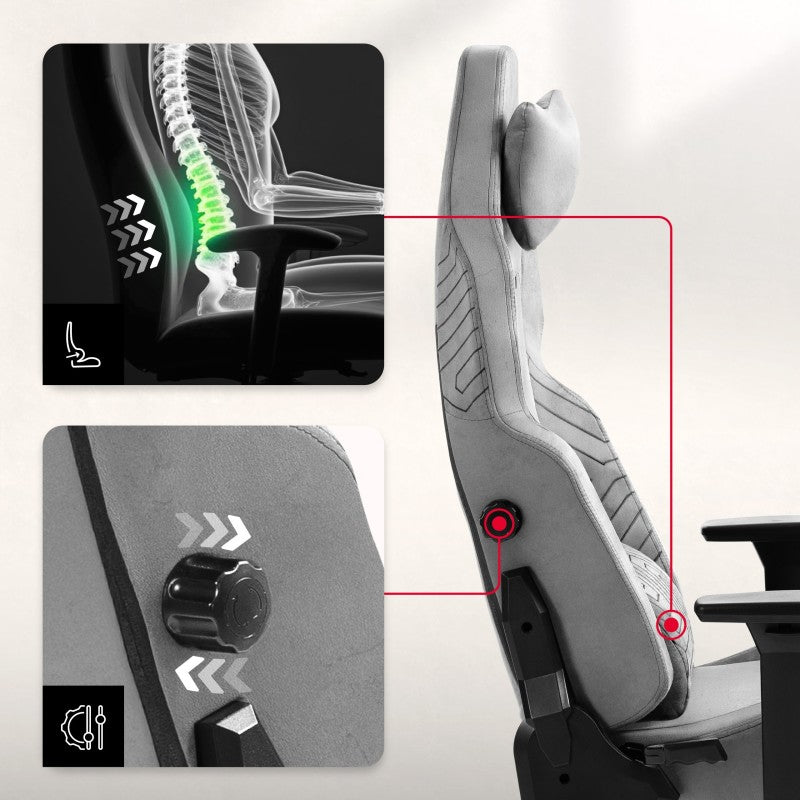 Huzaro Force 8.1 Grey gaming chair - image 3