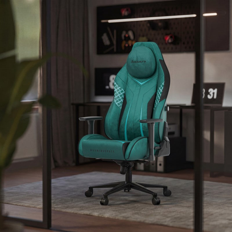 Huzaro Force 8.3 Green Suede Gaming Chair - image 3