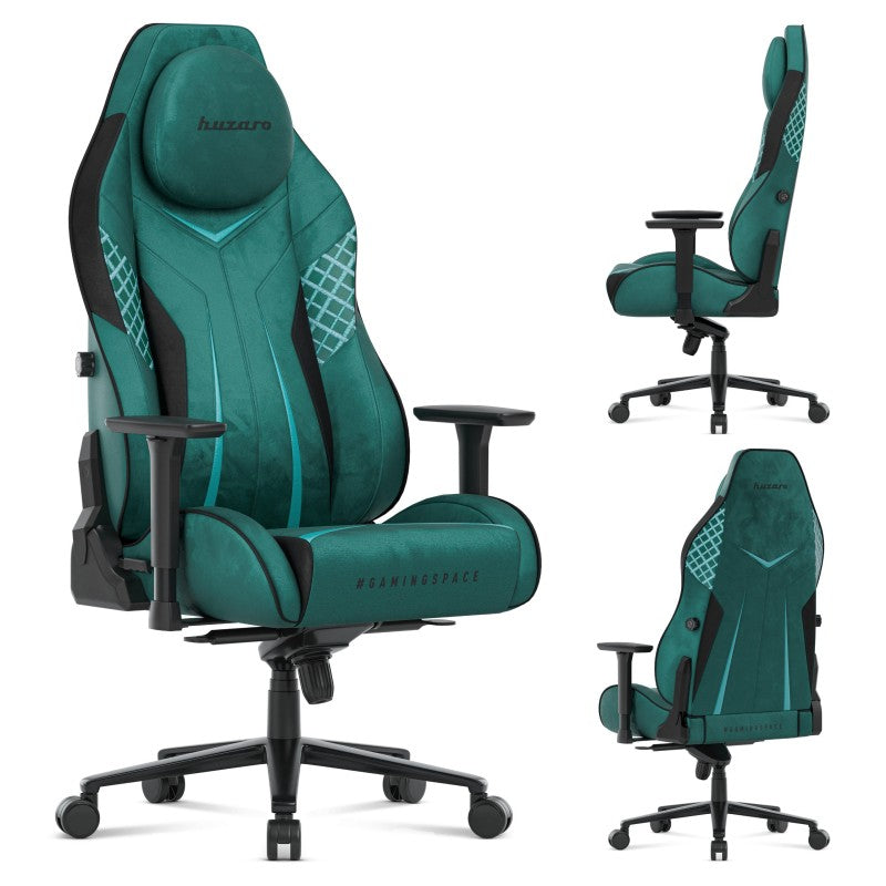 Huzaro Force 8.3 Green Suede Gaming Chair - image 8