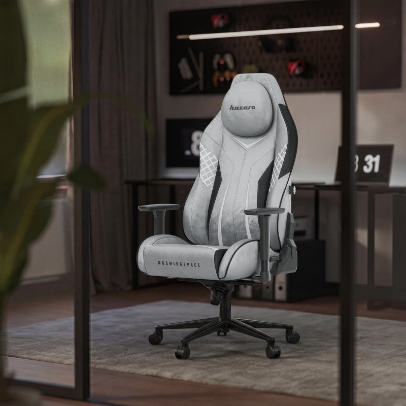Huzaro Force 8.3 Grey Suede Gaming Chair - image 14