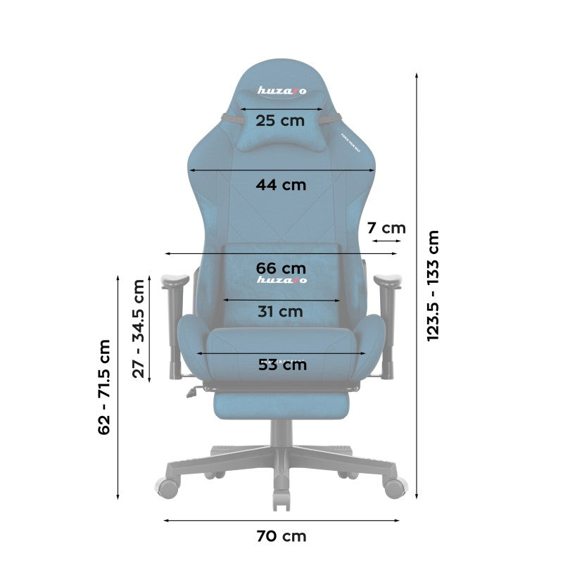 Huzaro Gaming chair Force 5.7 Blue - image 12