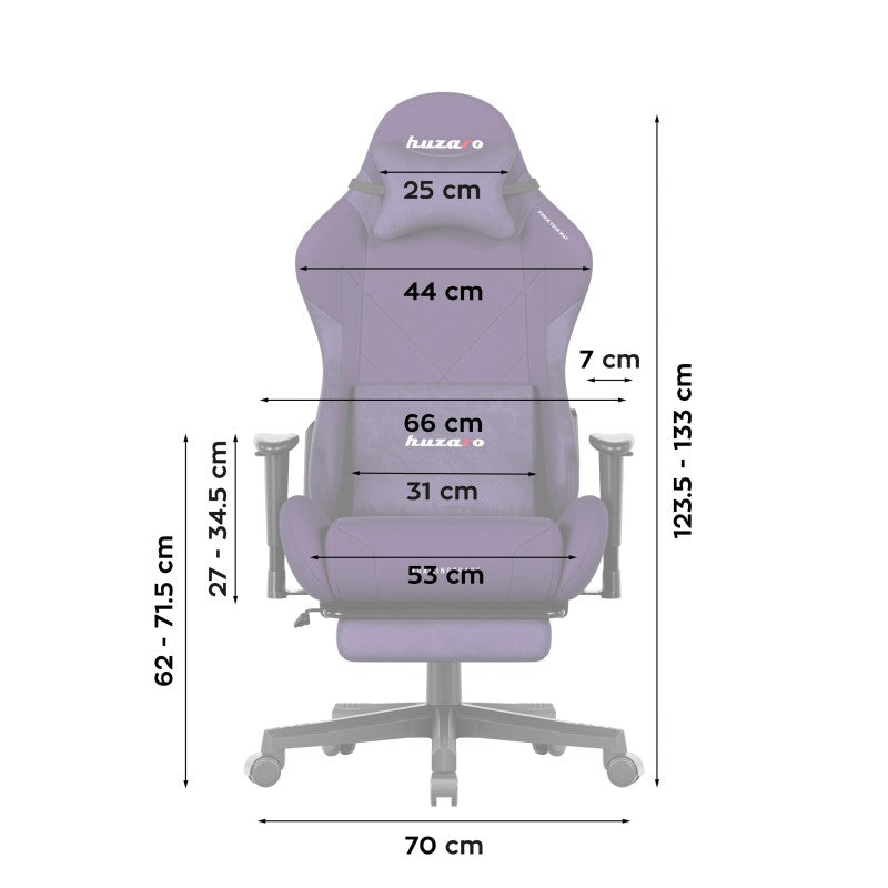 Huzaro Gaming chair Force 5.7 Purple - image 11