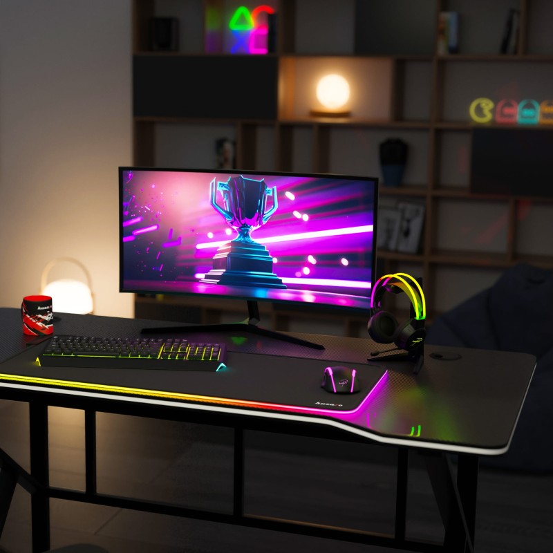 Huzaro Hero 1.6 Black 120 cm gaming desk - image 4