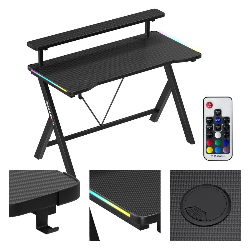 Huzaro Hero 1.9 RGB gaming desk 120 cm - image 12