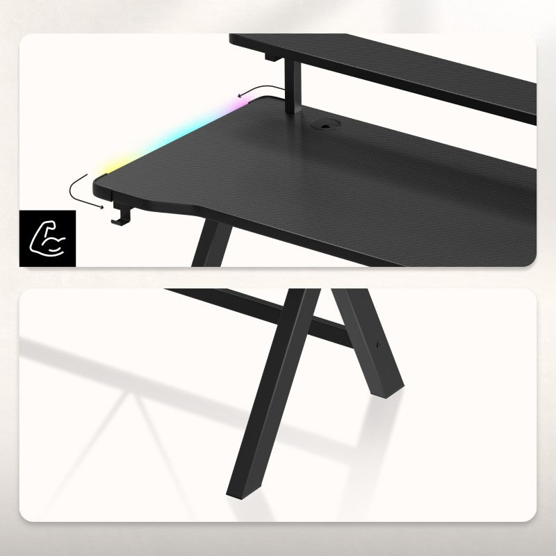 Huzaro Hero 1.9 RGB gaming desk 120 cm - image 14