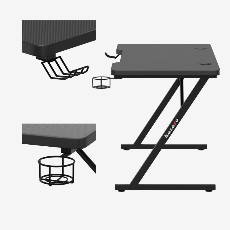 Huzaro Hero 2.5 Black 120 cm gaming desk - image 3