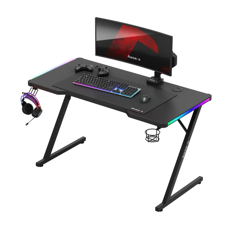 Huzaro Hero 2.5 RGB Black 120 cm gaming desk - image 9
