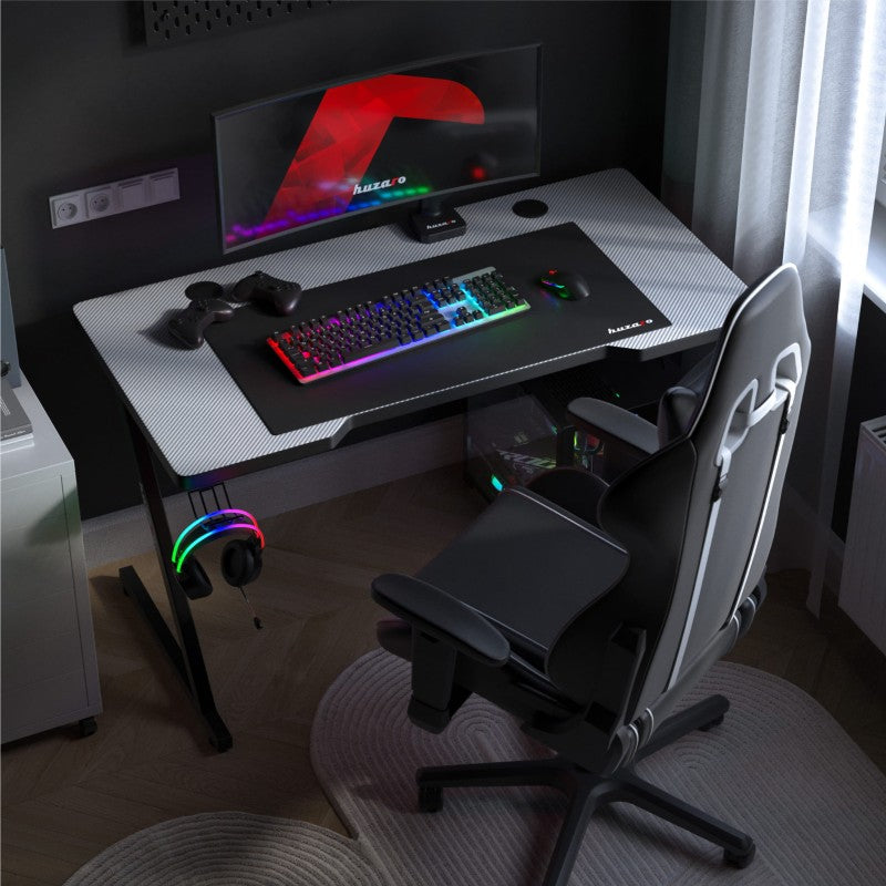 Huzaro Hero 2.5 White 120 cm gaming desk - image 4
