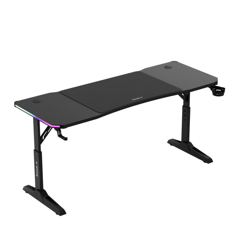 Huzaro Hero 4.6 RGB Black 160 cm gaming desk - image 2