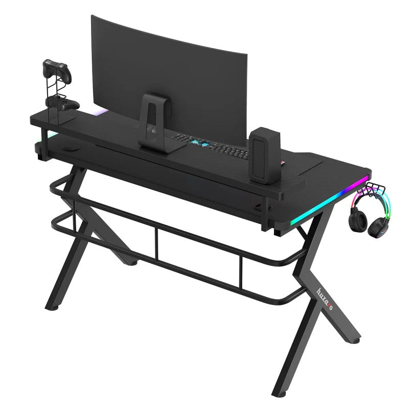 Huzaro Hero 5.0 RGB Black 120 cm gaming desk - image 8
