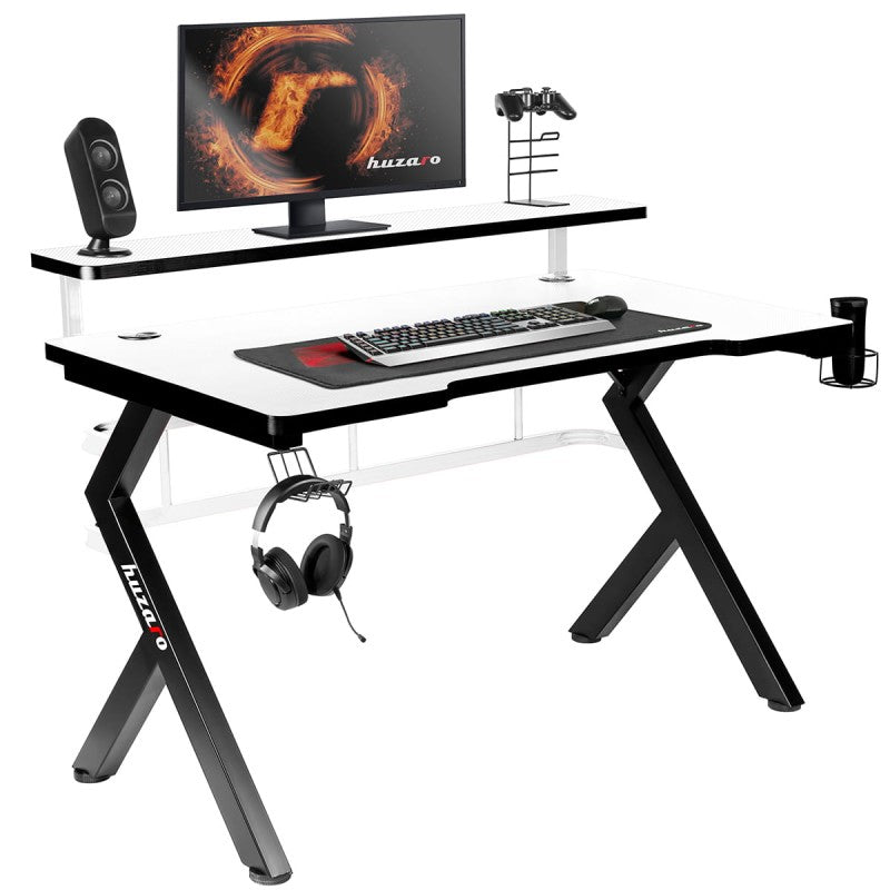 Huzaro Hero 5.0 White 120 cm gaming desk - image 1