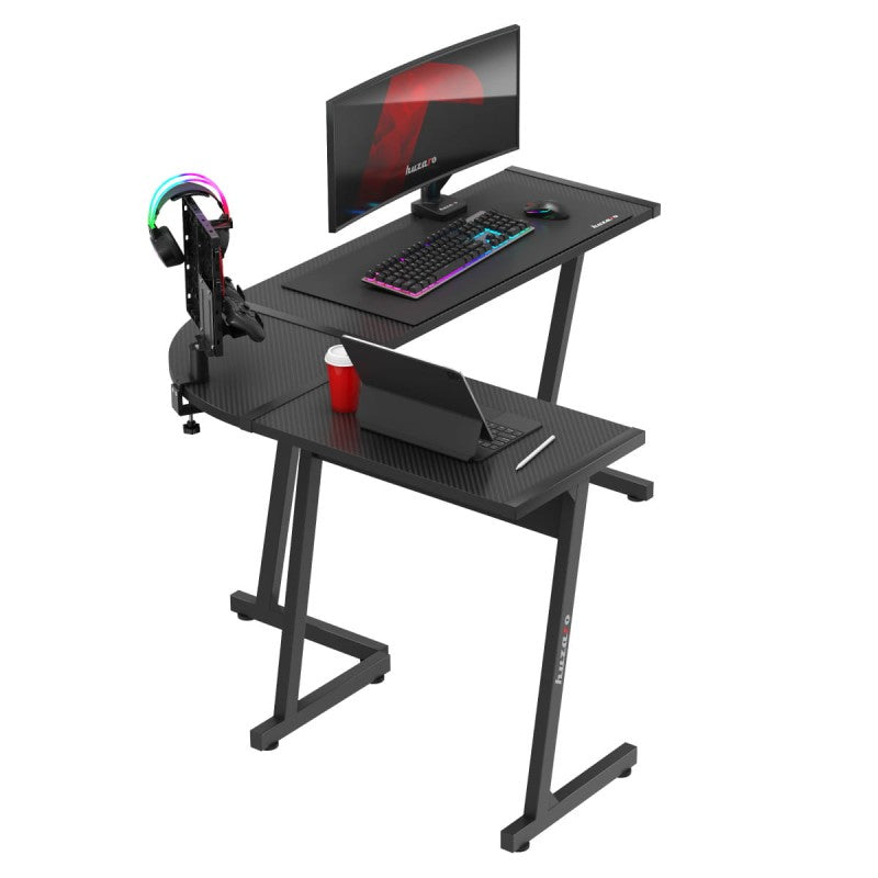 Huzaro Hero 6.0 Black 147 cm corner gaming desk - image 8