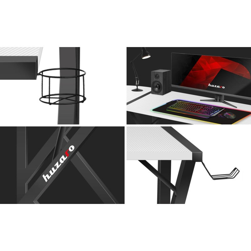 Huzaro Hero 6.3 White 154 cm corner gaming desk - image 14