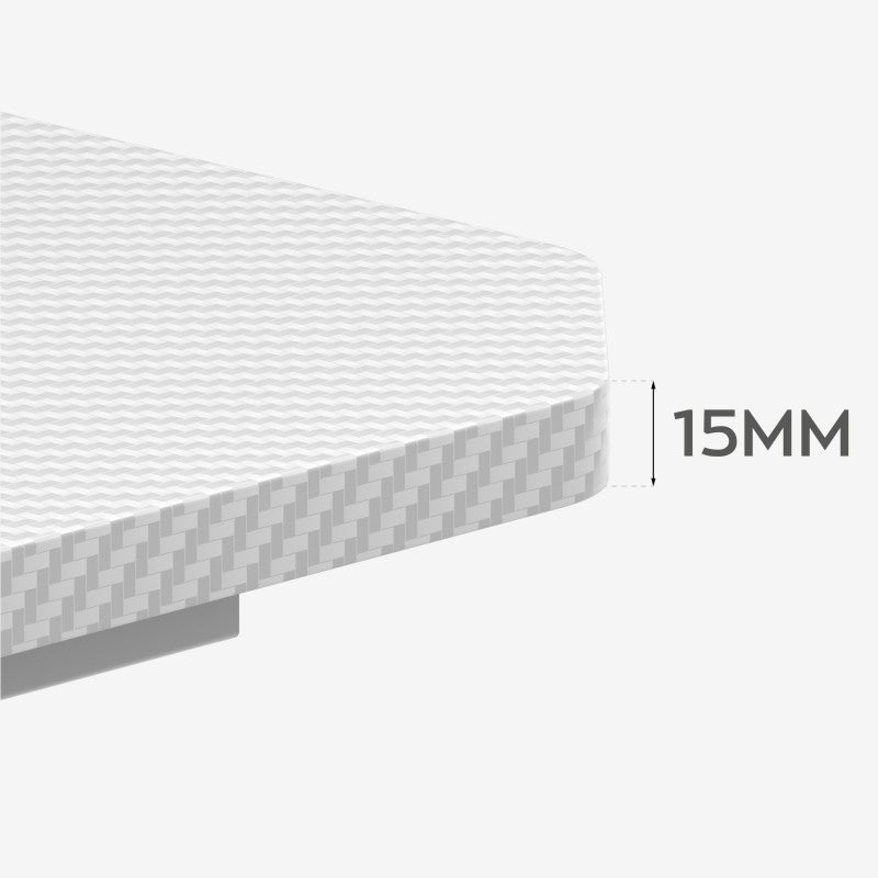 Huzaro Hero 7.3 White 140 cm adjustable corner gaming desk - image 15