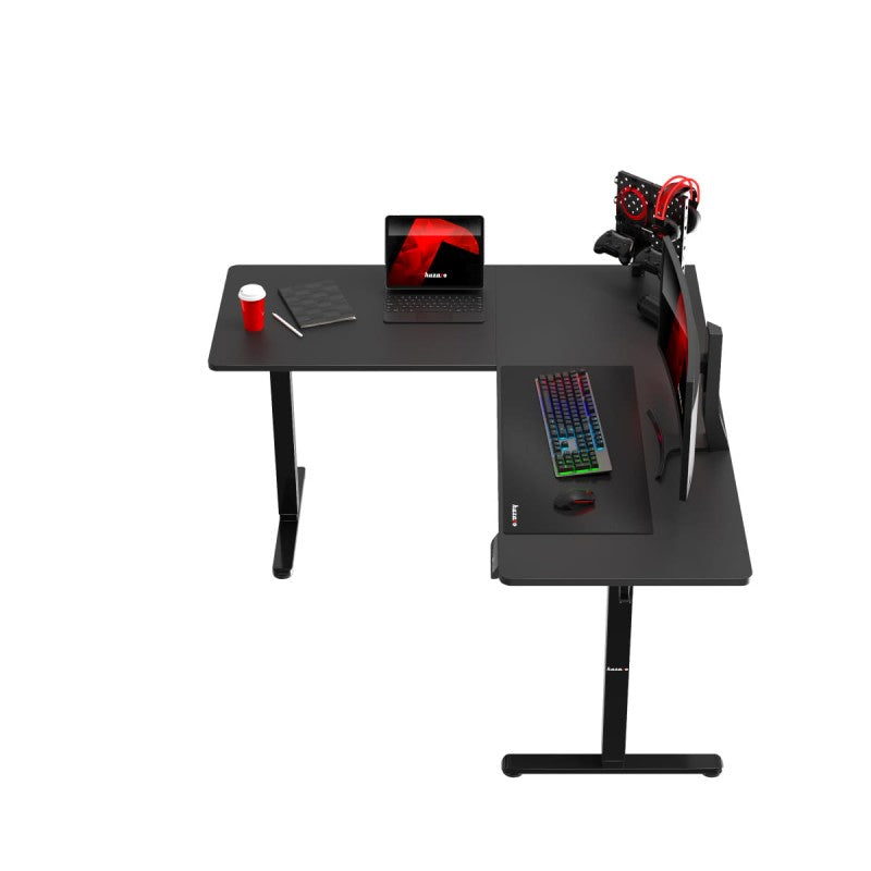 Huzaro Hero 9.5 Black 160 cm electric corner gaming desk - image 9