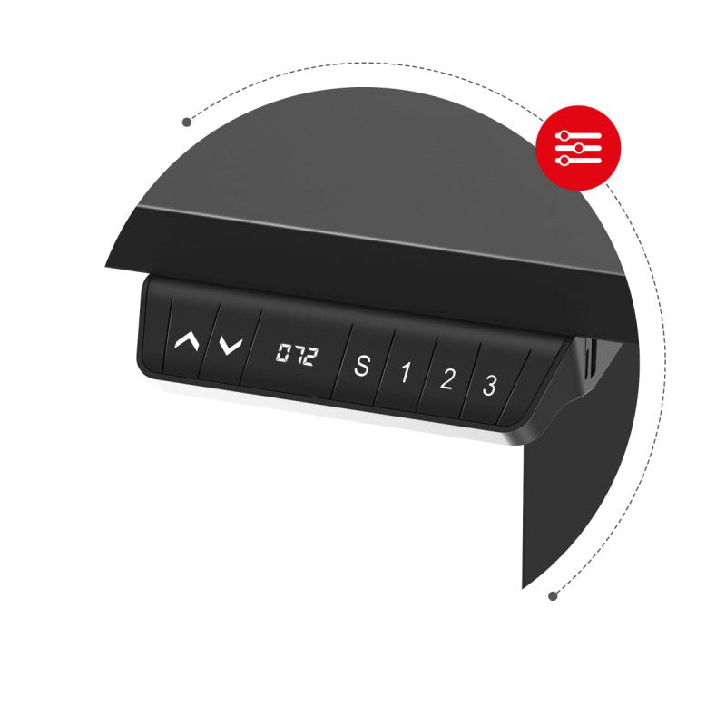 Huzaro Hero 9.5 Black 160 cm electric corner gaming desk - image 46