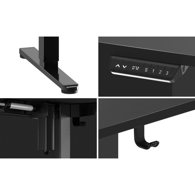 Huzaro Hero 9.5 Black 160 cm electric corner gaming desk - image 50